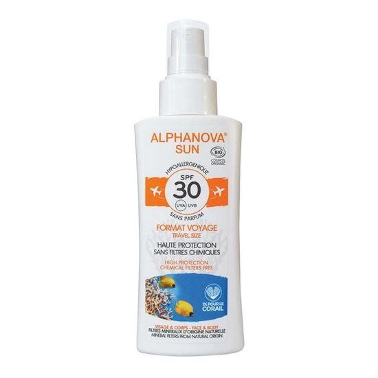 Alphanova Sun Sun spray SPF30 gevoelige huid bio 90 Gram