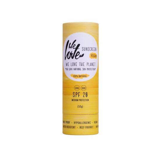 We Love The planet sunscreen stick SPF 20 vegan 50 Gram