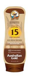 Australian Gold Lotion met bronzer SPF15 237 Milliliter