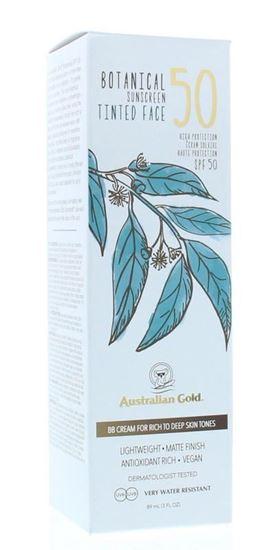 Australian Gold Botanical tinted face SPF50 rich-deep 88 Milliliter