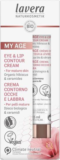 Lavera My Age oog- en lipcontourcreme EN-IT 15 Milliliter