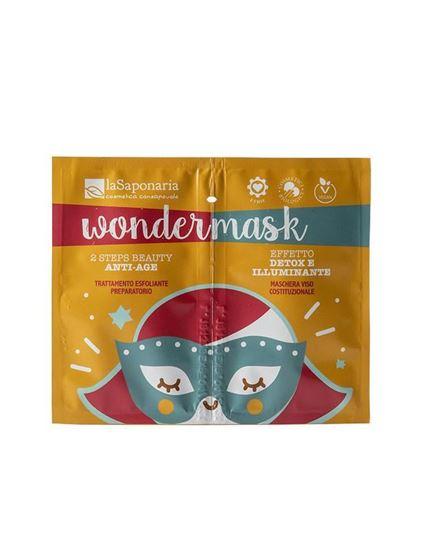 La Saponaria Gezichtsmasker wondermasker 8 ml + 5 ml 2 staps 1 Set