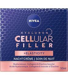 Nivea Cellular nachtcreme hyaluron & elasticity 50 Milliliter