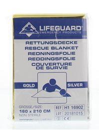 Lifeguard Reddingsdeken goud/zilver 160 x 210 1 Stuks