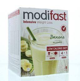 Modifast Intensive milkshake banaan 8 zakjes 440 Gram