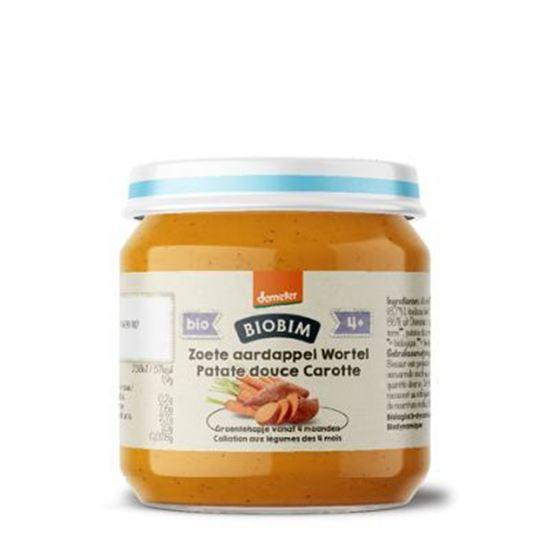 Biobim Zoete aardappel wortel 4+ maanden demeter bio 125 Gram