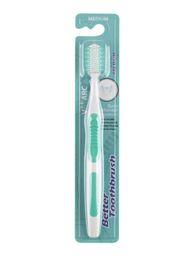 Bettertoothbrush Tandenborstel premium medium groen 1 Stuks