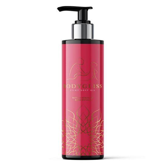 Bodygliss Silky soft massageolie rose petal 150 Milliliter