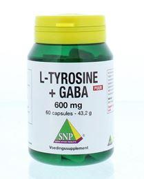 SNP L-Tyrosine + GABA 600 mg puur 60 Capsules