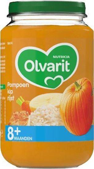 Olvarit Pompoen kip rijst 8M14 200 Gram