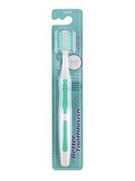 Bettertoothbrush Tandenborstel premium soft groen 1 Stuks