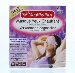 Megrhythm Warm oogmasker lavendel 5 Stuks