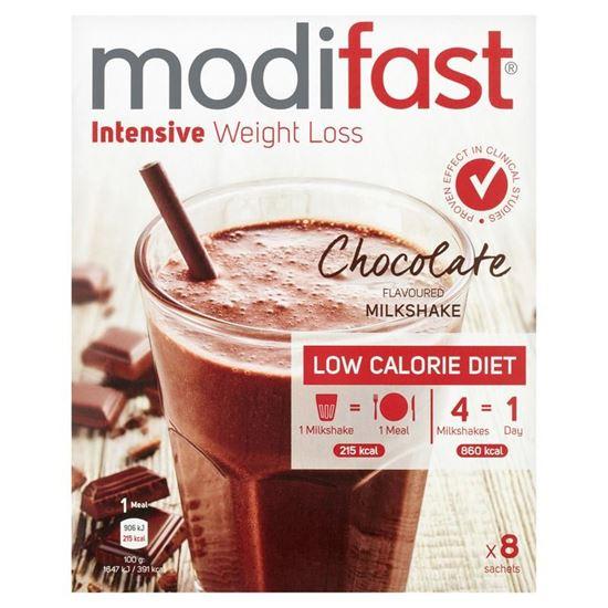 Modifast Intensive milkshake chocolade 8 zakjes 440 Gram