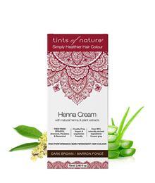 Tints Of Nature Henna cream dark brown semi permanent 70 Milliliter