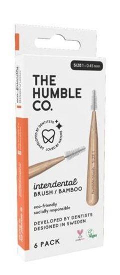 The Humble Co Interdental borstel 0.45 mm oranje 6 Stuks