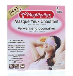 Megrhythm Warm oogmasker ongeparfumeerd 5 Stuks