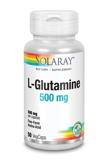 Solaray L-Glutamine 500 mg 50 Vegetarische capsules