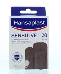 Hansaplast Sensitive skintone medium dark 20 Stuks