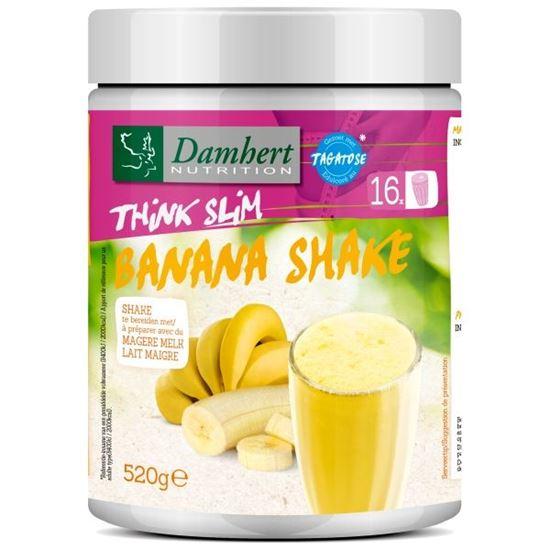 Damhert Think slim maaltijdshake banaan met tagatose 520 Gram