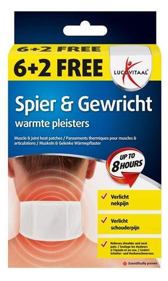 Lucovitaal Nek & schouder warmte pleister 8 Stuks