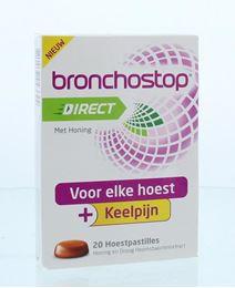 Bronchostop Direct pastilles honing 20 Stuks