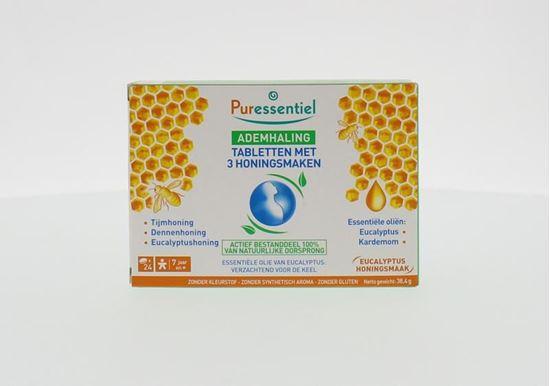 Puressentiel Ademhaling pastilles 3 honingsmaken 24 Stuks