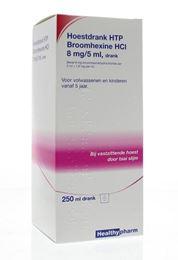 Healthypharm Broomhexine hoestdrank 8 mg 250 Milliliter