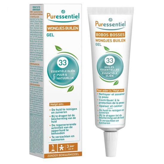 Puressentiel Wondjes en builen gel 33 essentiele olie 20 Milliliter