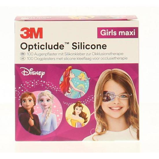 Opticlude Oogpleister siliconen maxi girl 100 Stuks