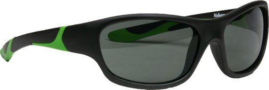 Melleson Eyewear Zonnebril junior 3 - 8 jaar zwart groen 1 Stuks