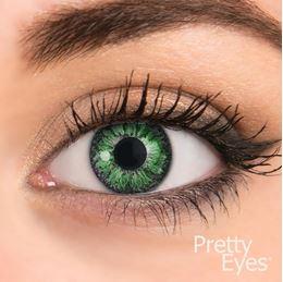 Pretty Eyes 1-Maand kleurlens 2P groen 2 Stuks