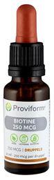 Proviform Biotine 250 mcg druppels 20 Milliliter