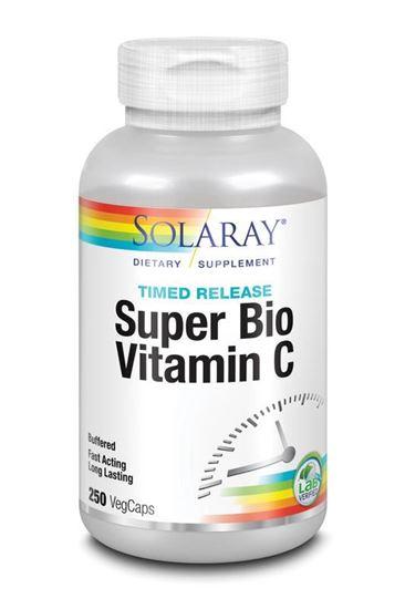 Solaray Vitamine C 500 mg TR 250 Vegetarische capsules