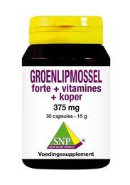 SNP Groenlipmossel forte + vitamines + koper 30 Capsules