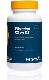 Fittergy K2 45 mcg en D3 25 mcg vegan 60 Tabletten