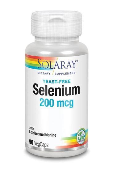 Solaray Selenium 200 mcg 90 Vegetarische capsules