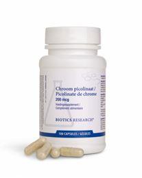 Biotics Chroom picolinaat 200 mcg 100 Capsules