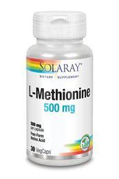 Solaray L-Methionine 500 mg 30 Vegetarische capsules