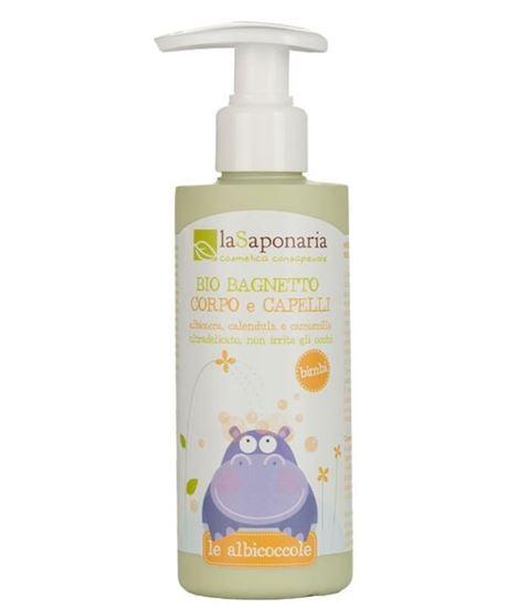 La Saponaria Baby lichaam & haar bio milde reiniging 200 Milliliter