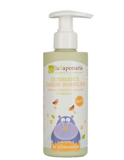 La Saponaria Baby luierverschoning reiniging bio emulsie 200 Milliliter