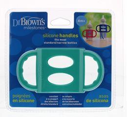 Dr Brown's Siliconen handvat voor standaard hals turquoise 1 Stuks