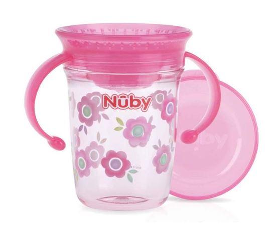 Nuby Wonder cup 240 ml roze 6 maanden+ 1 Stuks