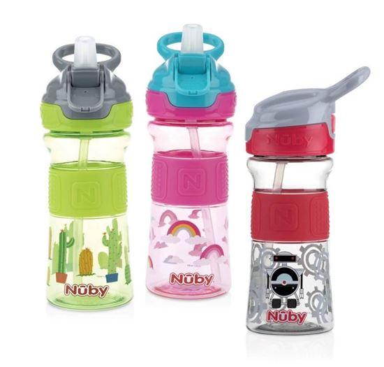 Nuby Flip it beker zachte tuit 360 ml 3 jr+ 1 Stuks