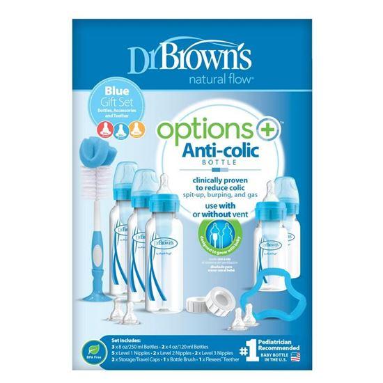 Dr Brown's Giftset standaard fles blauw 1 Set