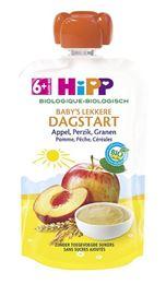 Hipp Pouch appel perzik granen bio 100 Gram