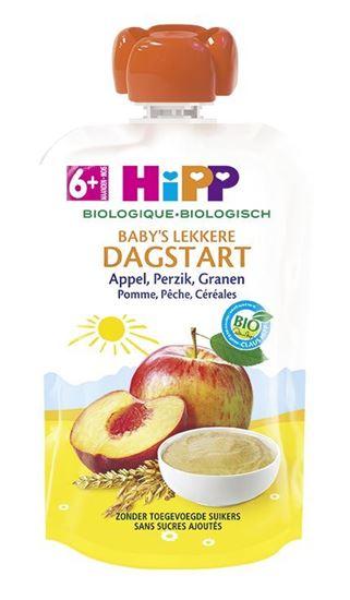 Hipp Pouch appel perzik granen bio 100 Gram