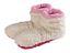 Warmies Slippies boots sherpa beige/roze 37 - 42 1 Paar