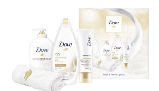 Dove Geschenkverpakking handcare set met handdoekje 1 Set