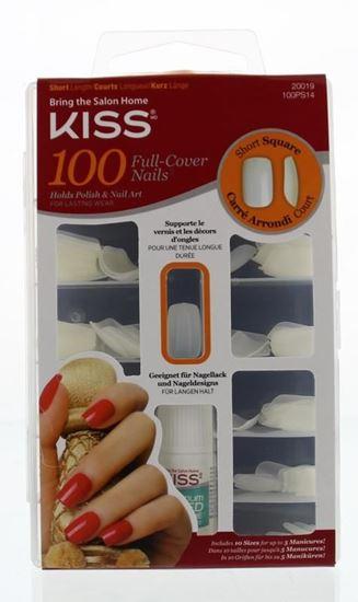 Kiss Full cover nails short square 1 Set