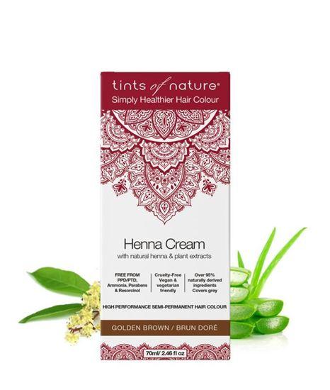 Tints Of Nature Henna cream golden brown semi permanent 70 Milliliter